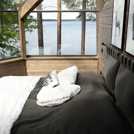 호텔 Revontuli Glass Igloos